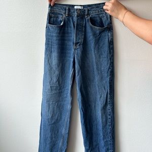 Boyish dark wash jeans